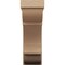 Ekena Millwork 8"W x 16"D x 24"H Classic Bryant Rough Cedar Woodgrain TimberThane Corbel, Primed Tan CORUR08X16X24BRYRCPR - alternate 2